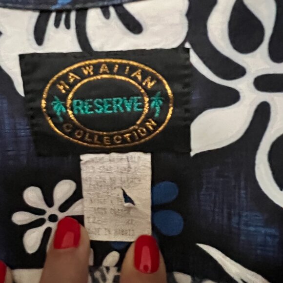 Vintage Authentic Hawaiian Mens cotton button down XL Excellent condition - Picture 2 of 4